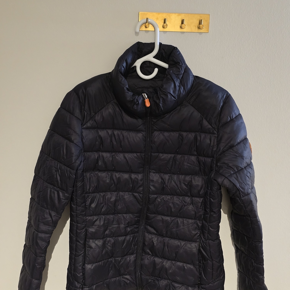 SAVE THE DUCK Black Puffer Jacket